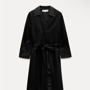 Zara Black Belted Dress
